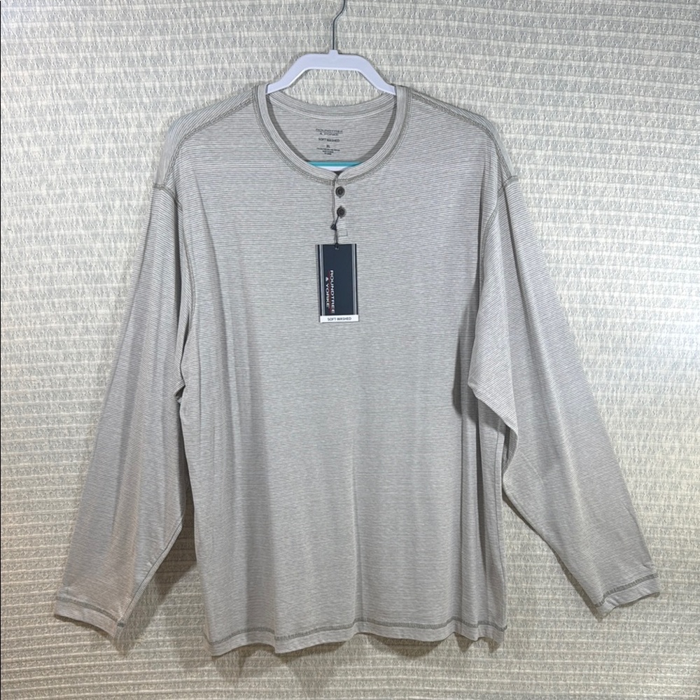 Roundtree & Yorke Light Gray Long Sleeve Tee - NWT